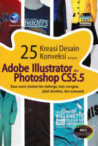 Image of 25 KREASI DESAIN KONVEKSI DENGAN ADOBE ILLUSTRATOR DAN PHOTOSHOP CS5.5