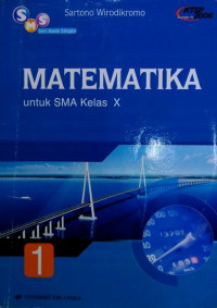Image of MATEMATIKA 1 UNTUK SMA KELAS X KTSP 2006