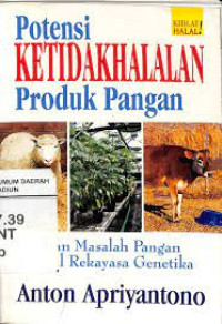 Image of POTENSI KETIDAKHALALAN PRODUK PANGAN