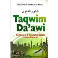 Image of TAQWIM DA'AWI PENILAIAN DAN PROMOSI KADER DALAM DA'WAH