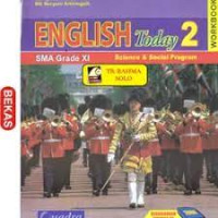 Image of ENGLISH TODAY 2 SMA GRADE XI SCIENCE & SOCIAL PROGRAM KTSP 2006 WORKBOOK