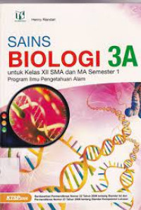 Image of BIOLOGI 3 UNTUK KELAS XII SMA DAN MA PROGRAM STUDI IPA KTSP 2006
