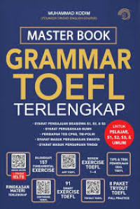 Image of MASTER BOOK GRAMMER TOEFL TERLENGKAP