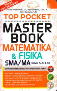 Image of TOP POCKET ,MASTER BOK MATEMATIKA & FISIKA SMA/MA KELAS XI XI XII