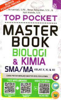 Image of TOP POCKET MASTER BOOK BIOLOGI & KIMIA SMA/MA KELAS X, XI & XII