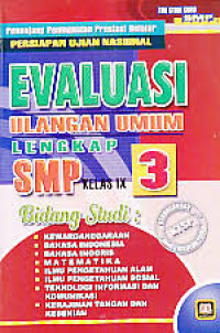 Image of EVALUASI ULANGAN UMUM LENGKAP SMP KELAS IX 3