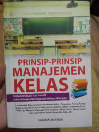 Image of PRINSIP-PRINSIP MANAJEMEN KELAS