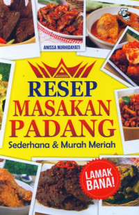 Image of RESEP MASAKAN PADANG SEDERHANA & MURAH MERIAH