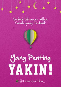 Image of YANG PENTING YAKIN !
