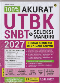 Image of 100 % AKURAT  UTBK  SNBT  &  SELEKSI MANDIRI  2027  ( BANK SOAL )