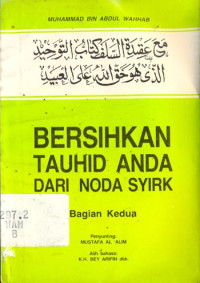 Image of BERSUHKAN TAUHID ANDA DARI NODA SYIRK