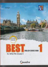 Image of BEST ENGLISH COURSE BOOK , UNTUK KELAS X ( TEKS )
