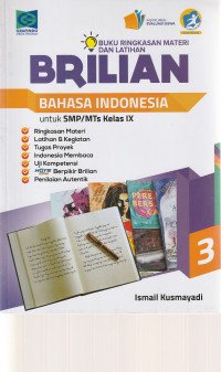 Image of BRILIAN BAHASA INDONESIA , UNTUK KELAS IX