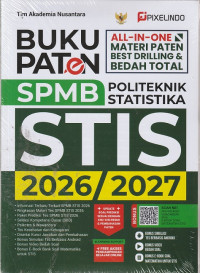 Image of BUKU PATEN  SPMB  POLITEKNIK STATISTIKA 2026 / 2027