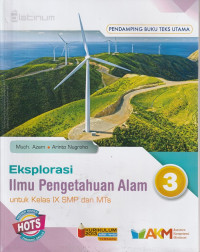 Image of EKSPLORASI ILMU PENGETAHUAN ALAM , UNTUK KELAS IX
