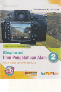 Image of EKSPLORASI ILMU PENGETAHUAN ALAM, UNTUK KELAS VIII