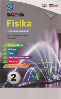 Image of GOALS  FISIKA, UNTUK KELAS XI  ( TEKS )