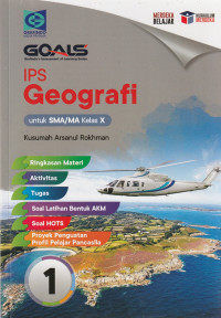 Image of GOALS IPS GEOGRAFI, UNTUK KELAS X ( TEKS )