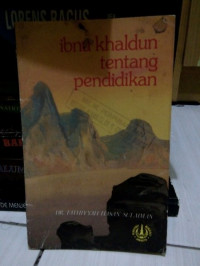 Image of IBNU KHALDUN TENTANG PENDIDIKAN