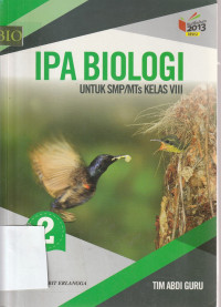 Image of IPA BIOLOGI , UNTUK KELAS VIII