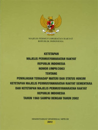 Image of KETETAPAN - KETETAPAN MPR 1983