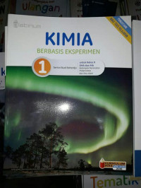 Image of KIMIA BERBASIS EKSPERIMEN 1, UNTUK KELAS X