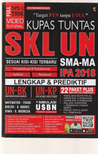 Image of KUPAS  TUNTAS  S K L U N   SMA  -  MA   IPA  2018   ( BANK SOAL )