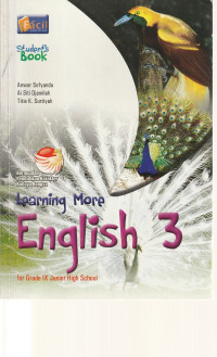 Image of LEARNING MORE ENGLISH 3, UNTUK KELAS IX