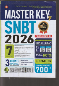 Image of MASTER  KEY,  SNBT 2026 ( BANK SOAL )