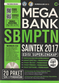 Image of MEGA BANK SBMPTN   SAINTEK 2017   ( BANK SOAL )