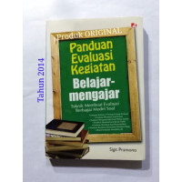 Image of PANDUAN EVALUASI KEGIATAN BELAJAR MENGAJAR
