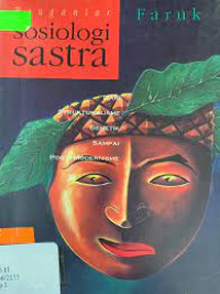 Image of PENGANTAR SOSIOLOGI SASTRA