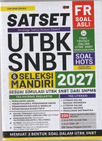 Image of SATSET  UTBK  SNBT &  SELEKSI MANDIRI  2027  ( BANK SOAL )