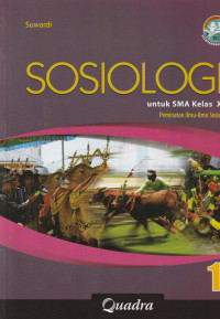Image of SOSIOLOGI, UNTUK KELAS X ( TEKS )