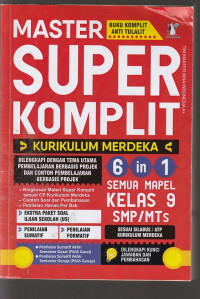 Image of MASTER SUPER KOMPLIT  SMP / MTs KELAS  9  ( BANK SOAL )